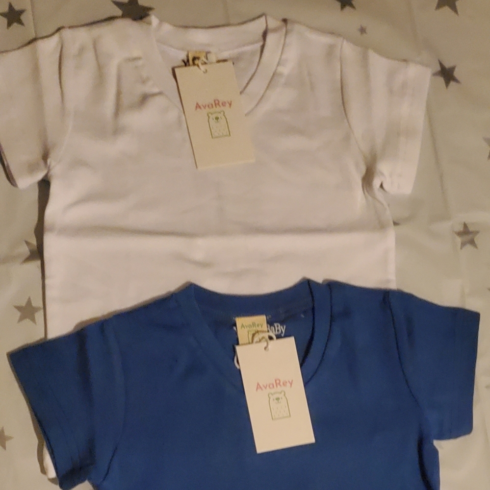 Boys cotton v neck shirts
